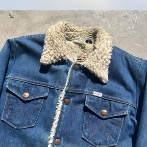 Wrangler Sherpa-Lined Denim Jacket